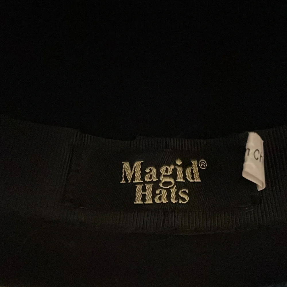 Black Felt Fedora - Picture 3 of 4
